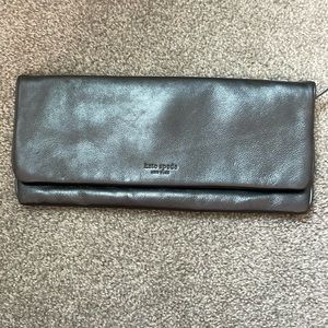 Metallic Kate Spade Clutch
